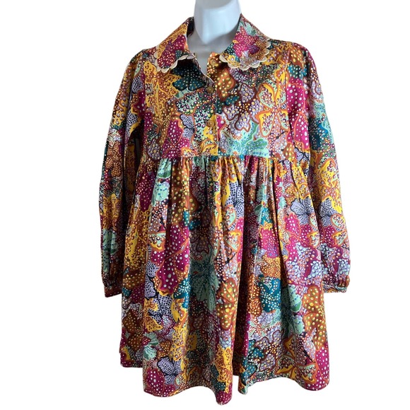 NWT Kika Vargas Anemone Floral Mini Dress XS. - Picture 1 of 7